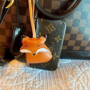 Tier Taschenanhänger, Vegan Leder Handtaschenanhänger, Geldbörse Anhänger, Schlüsselbund Geschenk, Einzigartiges Geschenk für Sie