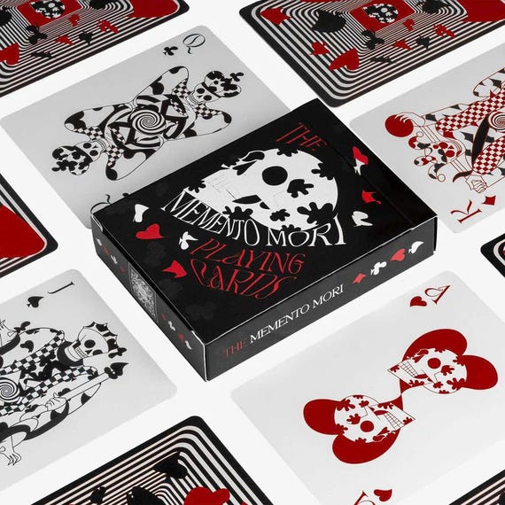 Mazzo Di Carte Memento Mori Di Ellusionist – Carte Da Poker Per Cardistry E Collezionisti - Foto 5