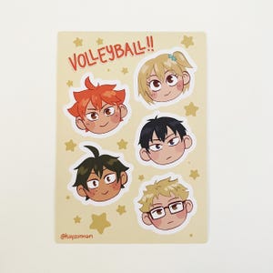 HQ Characters Sticker Sheet