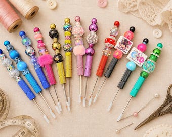 Beaded Decorative Seam Ripper | Handmade Sewing Tool with Charms, Rhinestones