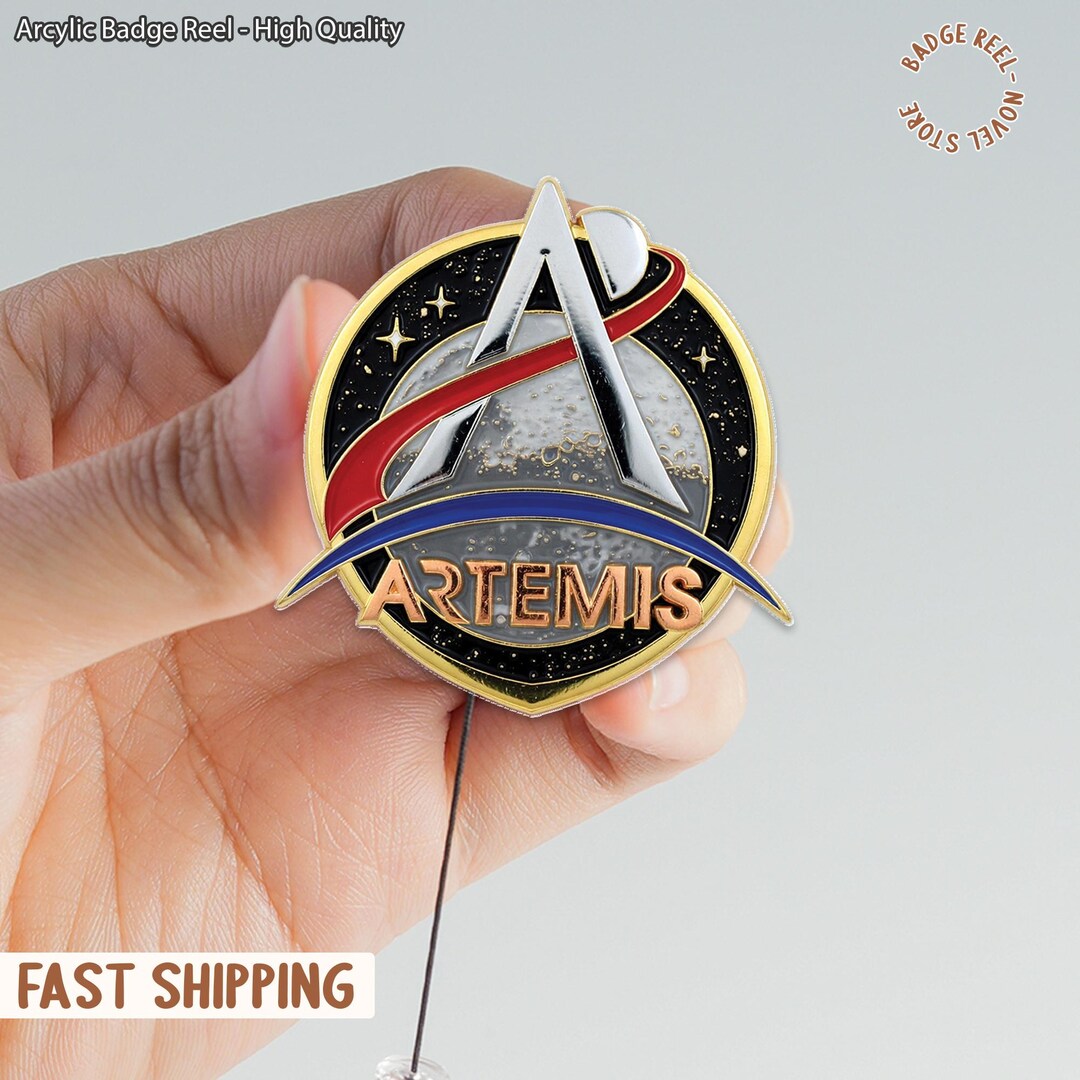 Mission Key Chain Artemis II Mission Pin/badgereel/keychain, Return to the Moon 2026 ...