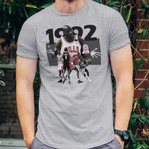 シカゴ・ブルズ チャンピオンシップTシャツ – 1992年チャンピオン | ヴィンテージスタイル NBA Tシャツ
