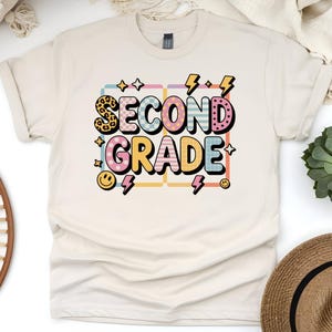 Preppy 2nd Grade Shirt Back to School Kids Shirt, Second Grade Shirt For Girls, First Day of School Shirt, Hello 2nd Grade, Back To School