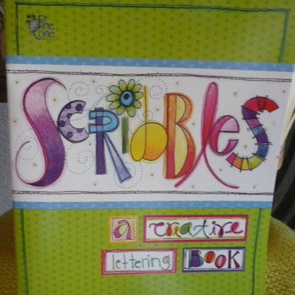 Un libro de letras creativas, garabatea...