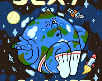 8x10 PRINT - Sexy Planet