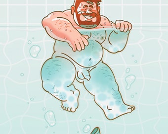 8x10 PRINT - Dunk Tank
