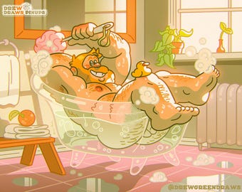 8x10 PRINT - Bathtime (2026 Version)