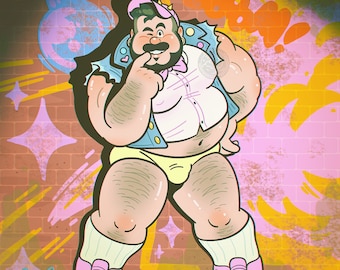 8x10 PRINT - Bombshell Boy