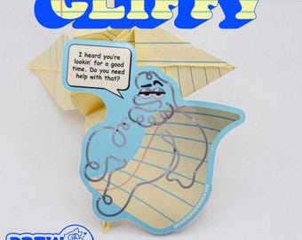 STICKER - Cliffy