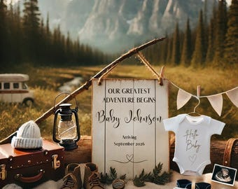 Minimalist Ultrasound Pregnancy Announcement Digital Baby Reveal We&#39;ve Been Keeping a Little Secret Gender Neutral Social Media Template