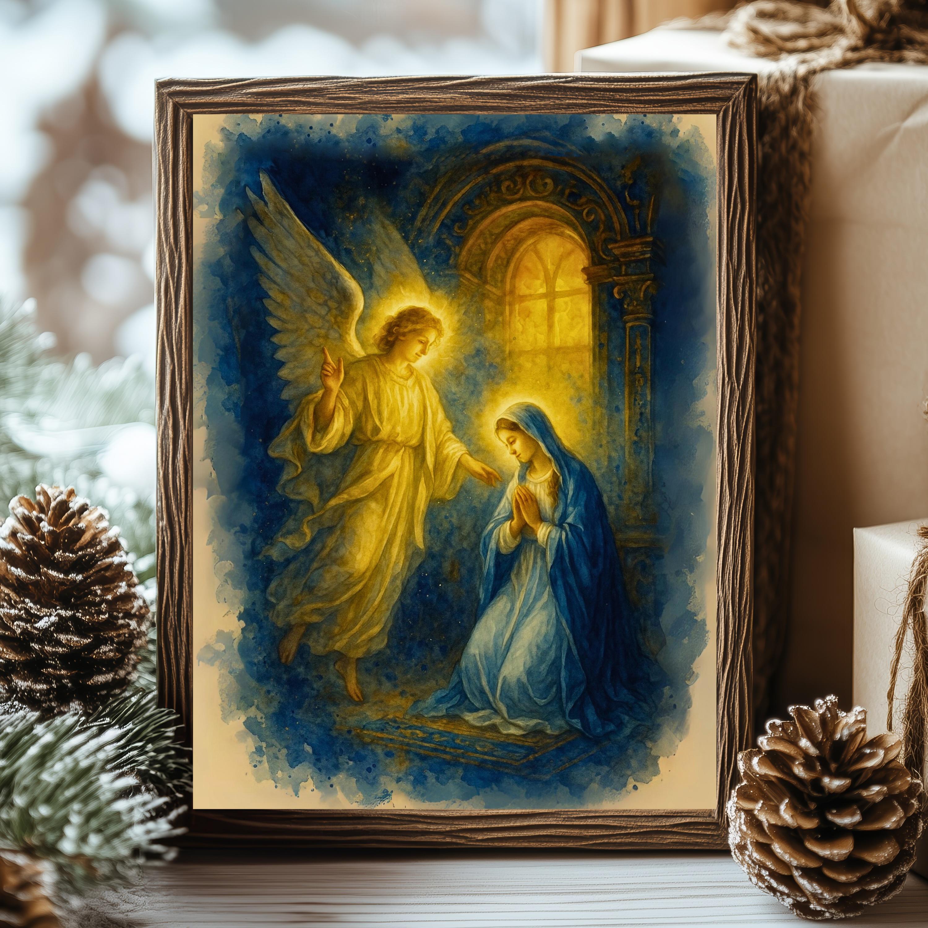 Image dévotion Archange Gabriel 10x5 cm | vente en ligne sur