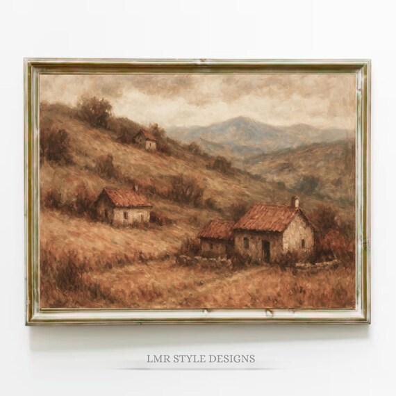 DesignQ Vinage Countryside Animals VII Farmhouse Framed Wall Art