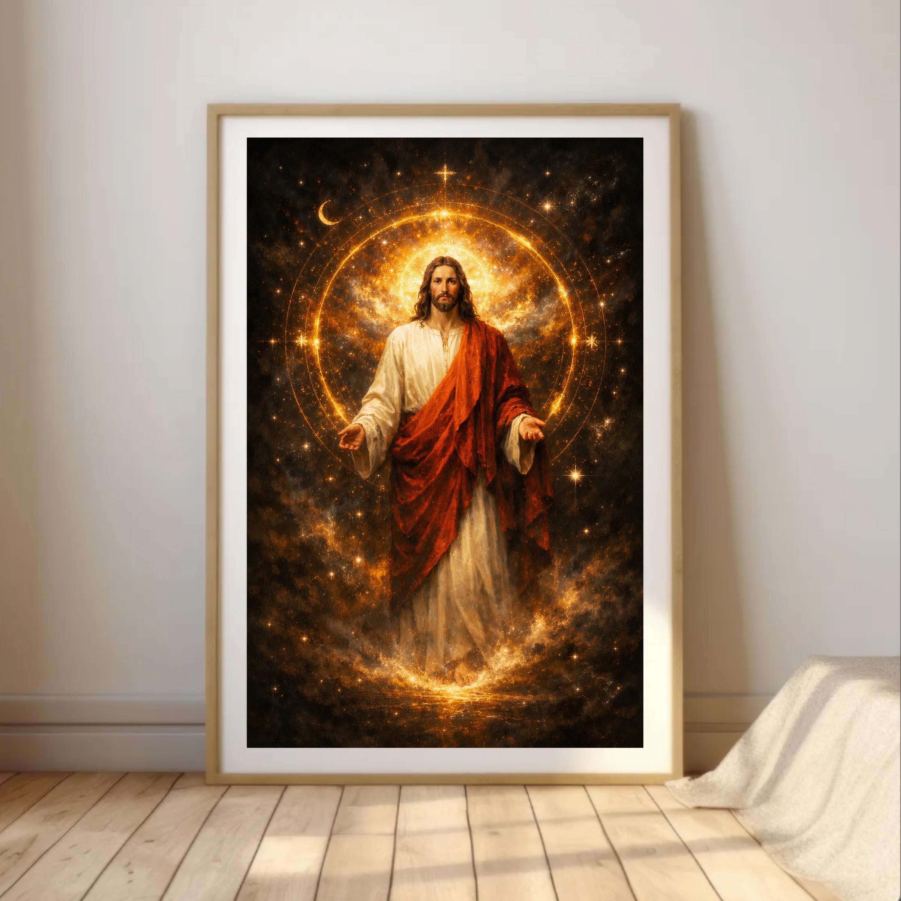 Celestial Christian Wall Art | Jesus Christ Artwork | Religious ...