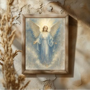 Guardian Angel Print: Catholic Religious Wall Art (Digital Download