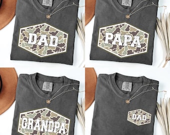 Vintage Camo Dad Bundle Png File, Dad Camouflage Png, Dad Camo Png, Dad Png, Retro Daddy Png, Father's Day Gift, Dad Shirt Design