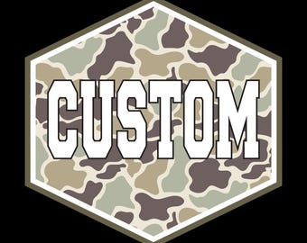 Personalized Custom Vintage Camo Name, Custom Camouflage Png