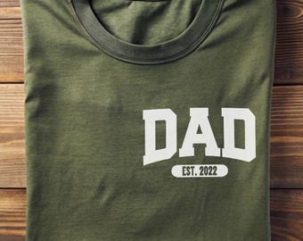 Camiseta de Papá del Año, Regalo para Papá, Camiseta de Papá, Camiseta de Colores Cómodos, Camiseta de Cita para Padre, Camiseta Pop del Mejor Papá, Camiseta Cool para Papá, Camiseta Retro para Papá