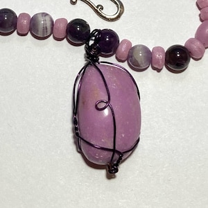 Lavender Jasper Necklace