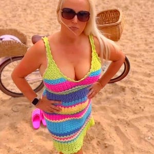 The Island Crochet Dress