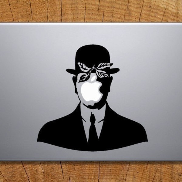 Rene Magritte - The Son of Man MacBook Decal