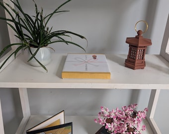 Copper Japanese Lantern with electric tea light candle