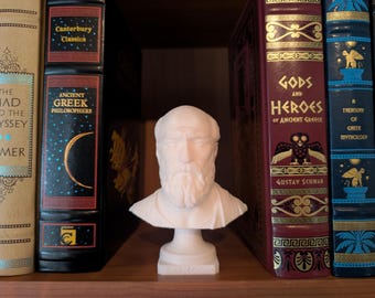 Zeno of Citium Bust | Stoic Philosopher Statue | Ancient Greek Sculpture | Stoicism Decor