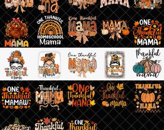 Preppy Thankful PNG Thanksgiving Hand Drawn Doodle Bow Png Coquette Leopard Glitter Fall Retro Neutral Whimsical Trendy Sublimation 2025