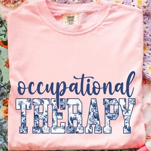 Occupational Therapy png Bundle, OT Shirt Designs, Therapist Quotes png, COTA OT Assistant Gifts, Play Is My Favorite Occupation Sublimation image 2