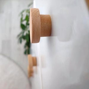Natural wood knobs for cabinets and drawers, round wood knobs for a small cabinet, boho knobs ikea hemnes dresser knobs unfinished wood knob