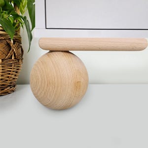 Ball legs wood besta legs furniture legs for cabinet, sofa legs, natural wood kallax legs ikea furniture replacement feet for vintage furby