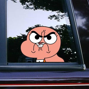 Anais Peeker Gluren Autostickers Wall Art Decor Bumperstickers Cartoon Waterdicht Weerbestendig Kids Cartoon Laptop Macbook Stickers