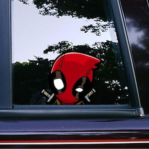 Stickers muraux Deadpool Peeker Peeker Peeker Peeker Peeker