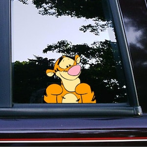 Teigetje Poseren Gluren Autostickers Wall Art Decor Bumperstickers Cartoon Waterdicht Weerbestendig Winnie De Pooh Scrapbooking Mokken