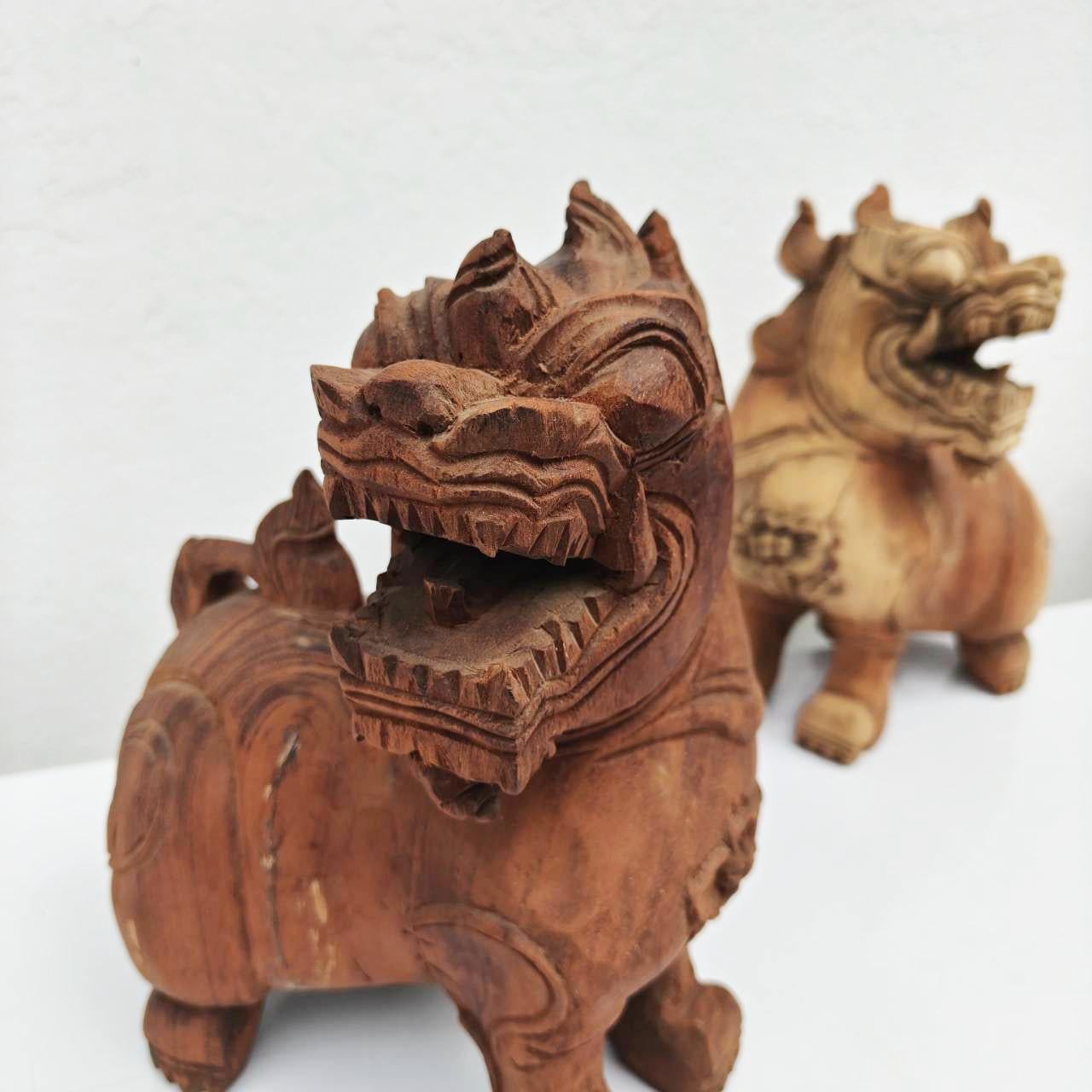 Burmese Wood Statue - Etsy