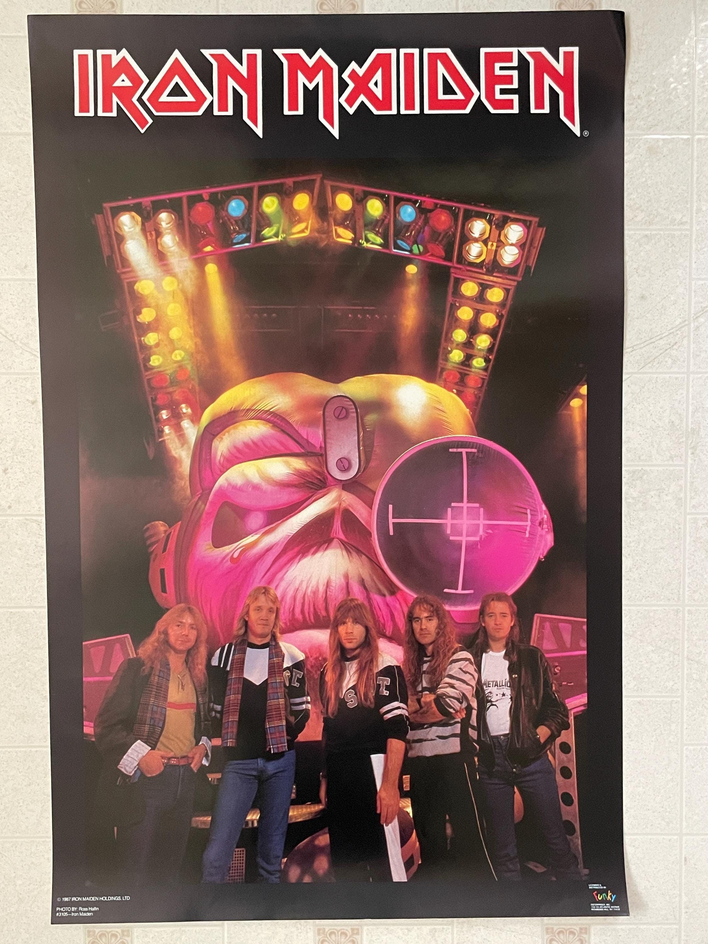 Vintage Iron Maiden Poster - Etsy