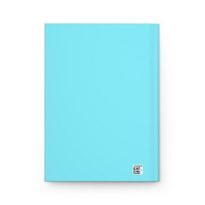 Aqua hardcover dagboek: matblauw notitieboek, cadeaunotitieboekje afbeelding 6