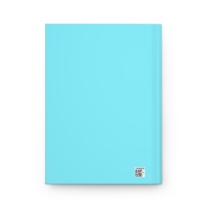 Aqua hardcover dagboek: matblauw notitieboek, cadeaunotitieboekje afbeelding 6
