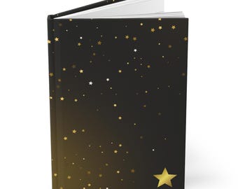 Matte Hardcover Journal, Writing Notebook, Diary, Gift for Writers, Stationery