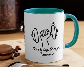 Motivational Fitness Mug: Gym Workout Gift (11oz)