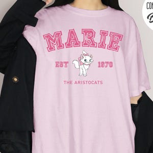 Camiseta Marie Cat Est 1970, Camiseta The Aristocats Bonjour since1970, Camiseta The Aristocats, Camiseta Marie Cat, Presente Magic Kingdom