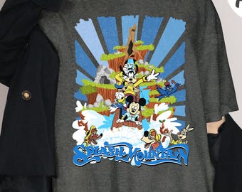 Vintage Splash Mountain Shirt, Mountain Shirt, Brer Rabbit Shirt, Brer Bear Shirt, Brer Fox Tee, Water Ride Shirts, Magic Kingdom Gift