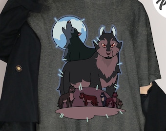 The Owl House Wolf Shirt, Hunter's Wolf Shirt, The Owl House Shirt, Owl House Friends Group Shirt, Cartoon Movie For Fan