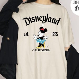 Comfort Colors® Minnie Mouse Est 1955 Shirt, Retro Minnie T-Shirt, Family Matching Shirt, Minnie Gift Tee