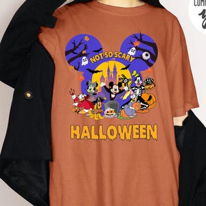 Mickey&#39;s Not-So-Scary Halloween Party Shirts, Mickey and Minnie Halloween Family Shirts, 2025 Halloween Shirts