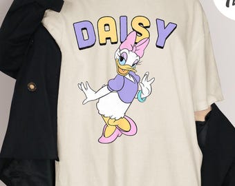 Vintage Daisy Duck Shirt, Comfort Colors Besties Shirt, Family Vacation, Daisy Shirt, Magic Kingdom Tee
