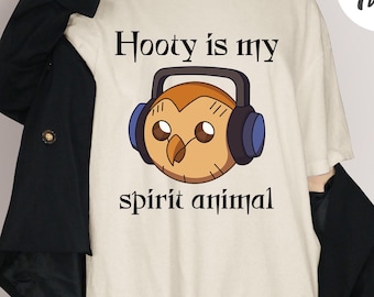Hooty is My Spirit Animal-shirt. T-shirt The Owl House, klassiek uniseks T-shirt The Owl House, tekenfilm voor fans