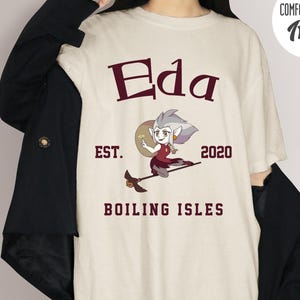 The Owl House Eda Clawthorne Est 2020 T-Shirt, Edalyn Owl Lady Tee, Owl Beast Comfort Colors Unisex Shirt, Owl House Cosplay