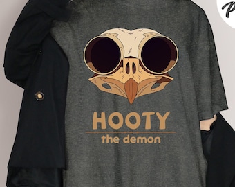 Shirt Hooty The Owl House, T-shirt The Owl House, Hooty Meme, The Owl House uniseks klassiek T-shirt, tekenfilmfilm voor fan
