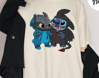 Stitch And Toothless Stay Different Stay Weird Shirt, How To Train Your Dragon Toothless Shirt, Funny Stitch Shirt