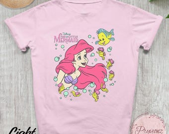 Camiseta de La Sirenita, Camiseta de Ariel La Sirenita, Camiseta de Ariel Sirena, Camiseta de Ariel, Camiseta de Princesa Magic Kingdom